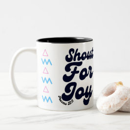 Caneca De Café Em Dois Tons Bíblia Cristã de Motivação Salms Mug Verse Moderna