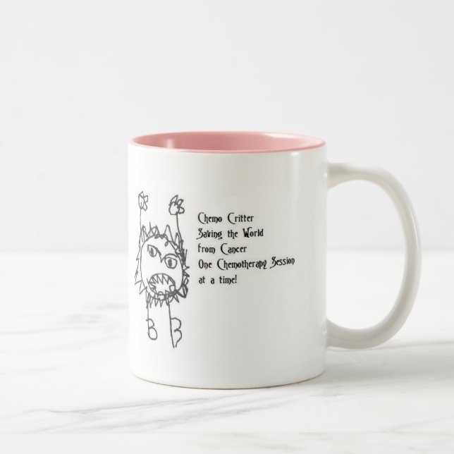 Caneca De Café Em Dois Tons Bicho de Chemo (Direita)