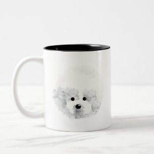 Caneca De Café Em Dois Tons Bichon Frise dog Coffee Mug