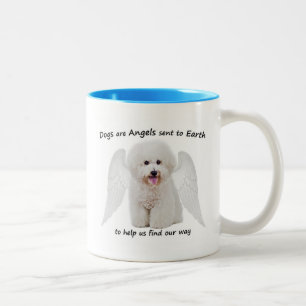 Caneca De Café Em Dois Tons Bichons são Angels Mug