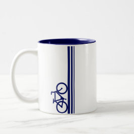Caneca De Café Em Dois Tons Bicicleta