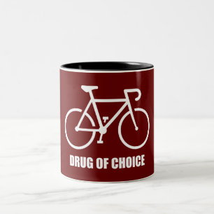 Caneca De Café Em Dois Tons Bicicleta, Drogas Escolhidas