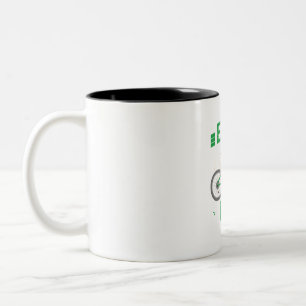Caneca De Café Em Dois Tons Bicicleta Mas Legal para Motociclistas