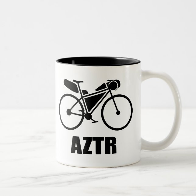 Caneca De Café Em Dois Tons Bicicleta Race de arizona (Direita)