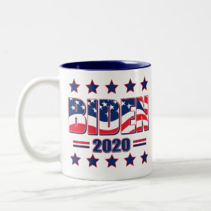 Caneca De Café Em Dois Tons BIDEN-2020-Joe Biden para Presidente