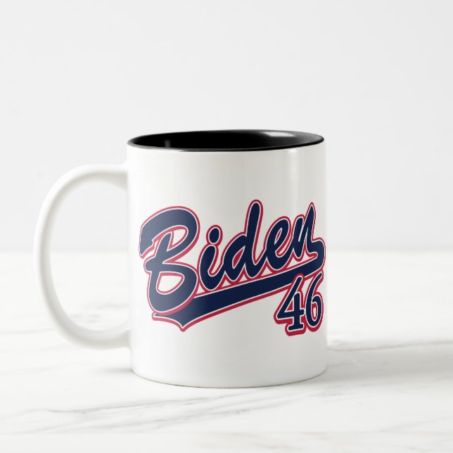 Caneca De Café Em Dois Tons Biden 46 (Esquerda)