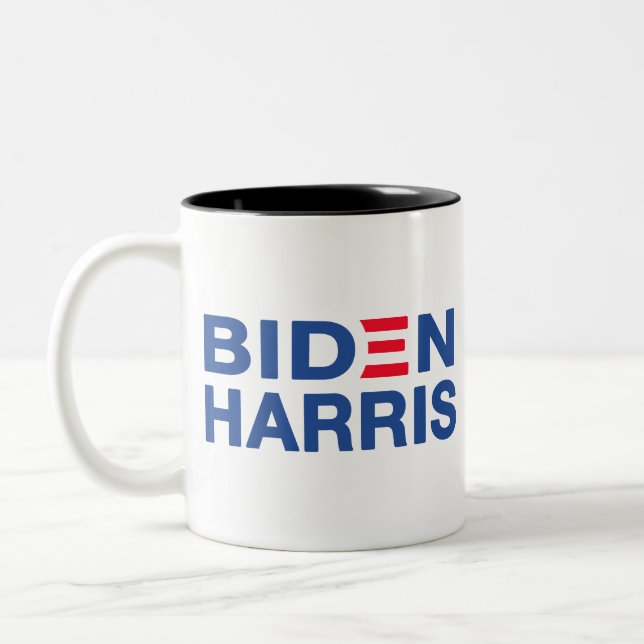 Caneca De Café Em Dois Tons Biden-Harris 2020 (Esquerda)