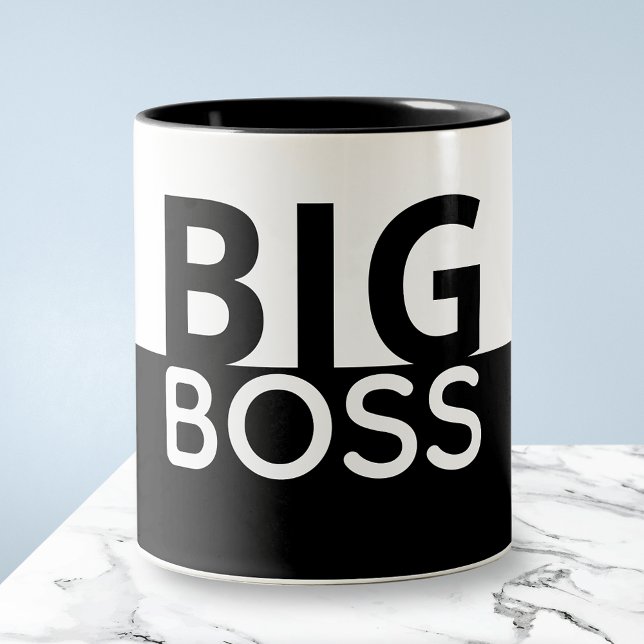 Caneca De Café Em Dois Tons Big Boss Contrast Mug (Criador carregado)