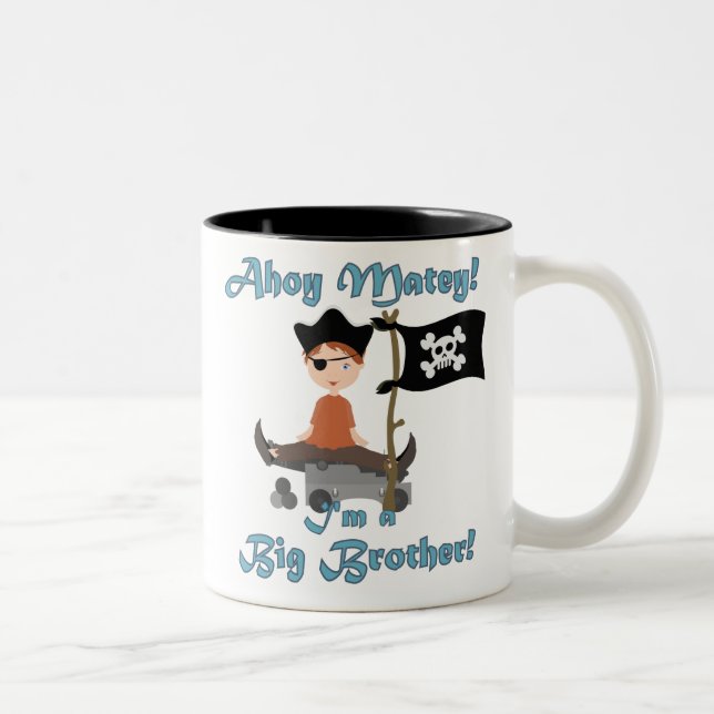 Caneca De Café Em Dois Tons Big brother do pirata (Direita)