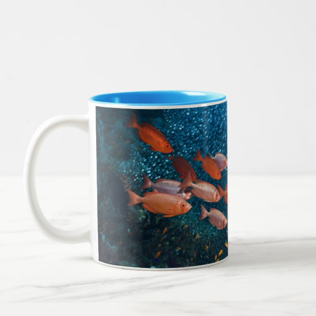 Caneca De Café Em Dois Tons Bigeye ou Óculos de proteção-Olho do cenário | do (Esquerda)