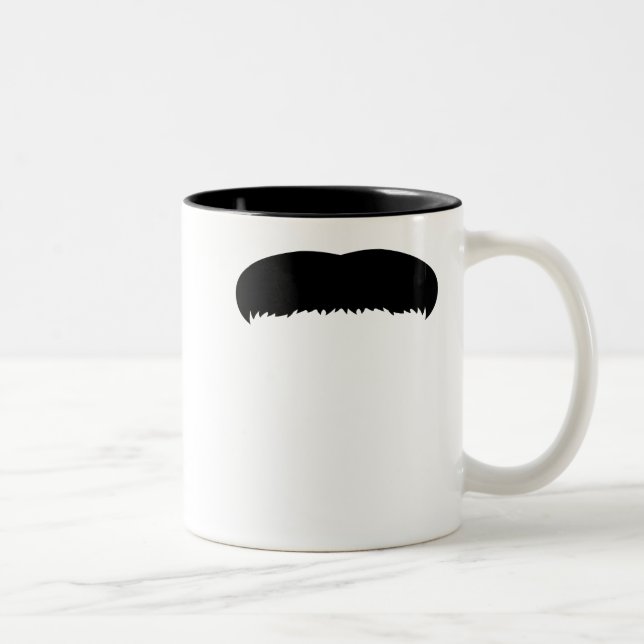 Caneca De Café Em Dois Tons Bigode da morsa (Direita)