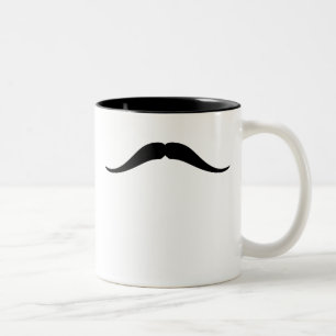Caneca De Café Em Dois Tons Bigode de Pancho Villa