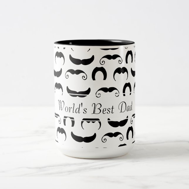 Caneca De Café Em Dois Tons Bigodes (Centro)