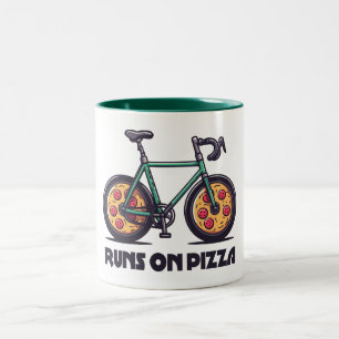 Caneca De Café Em Dois Tons Bike Funciona Na Pizza