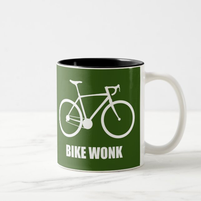 Caneca De Café Em Dois Tons Bike Wonk (Direita)
