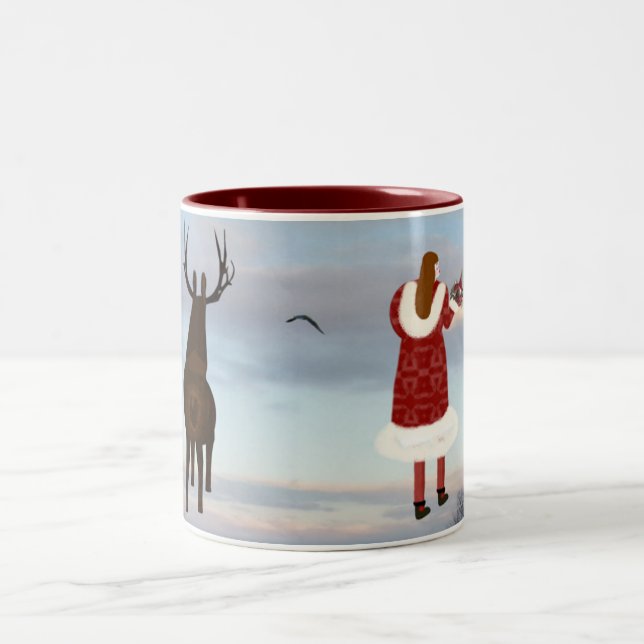 Caneca De Café Em Dois Tons Bilingue Lee Marie - Design criativo (Centro)