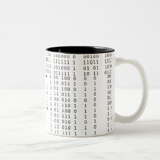 Caneca De Café Em Dois Tons Binário de conexão em cascata