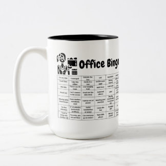 Caneca De Café Em Dois Tons Bingo do Office