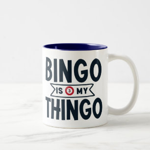 Caneca De Café Em Dois Tons Bingo É Meu Thingo