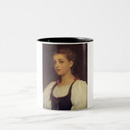Caneca De Café Em Dois Tons Biondina (por Frederic Leighton)