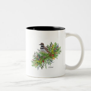 Caneca De Café Em Dois Tons Bird Mug Killdeer