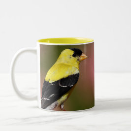 Caneca De Café Em Dois Tons Bird yellow_iphone