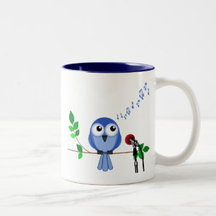 Caneca De Café Em Dois Tons Birdsong