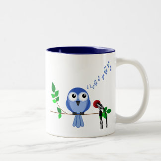 Caneca De Café Em Dois Tons Birdsong