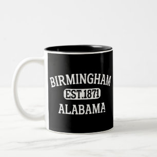 Caneca De Café Em Dois Tons Birmingham Alabama Vintage