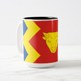 Caneca De Café Em Dois Tons Birmingham City Flag