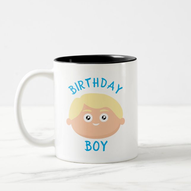 Caneca De Café Em Dois Tons Birthday Boy (Esquerda)