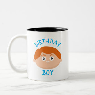 Caneca De Café Em Dois Tons Birthday Boy