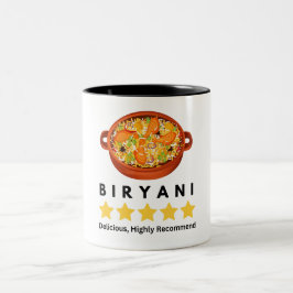 Caneca De Café Em Dois Tons biryani lover T-Shirt