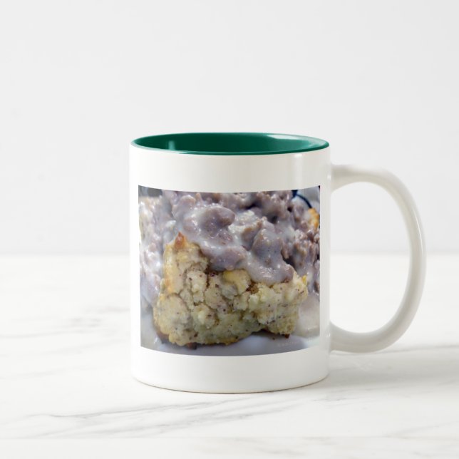 Caneca De Café Em Dois Tons Biscoitos e molho (Direita)