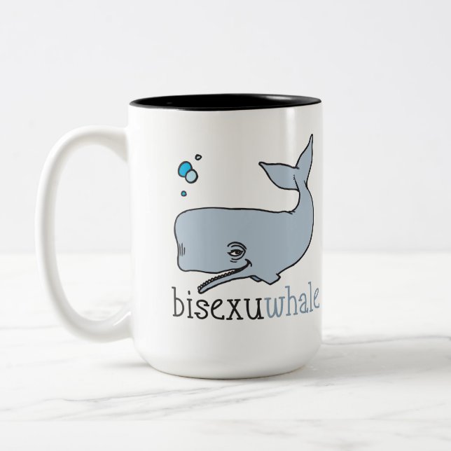 CANECA DE CAFÉ EM DOIS TONS BISEXUWHALE (Esquerda)