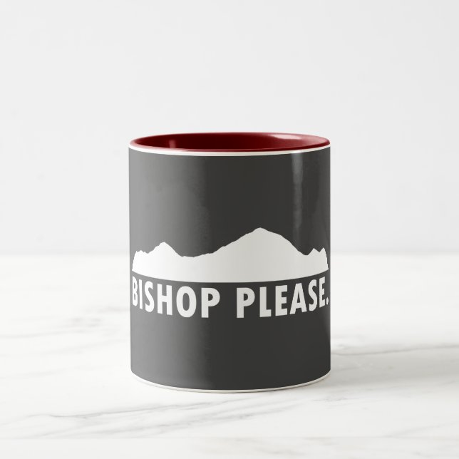 Caneca De Café Em Dois Tons Bishop, por favor (Centro)