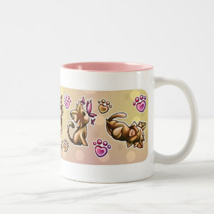 Caneca De Café Em Dois Tons BittyKitty