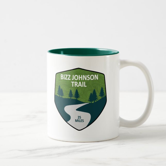 Caneca De Café Em Dois Tons Bizz Johnson Trail (Direita)