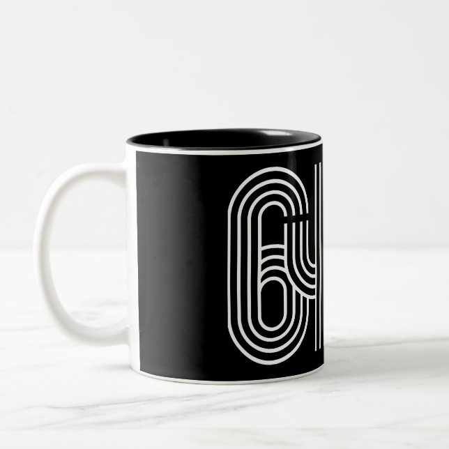 Caneca De Café Em Dois Tons Black 6453 Mug (Esquerda)