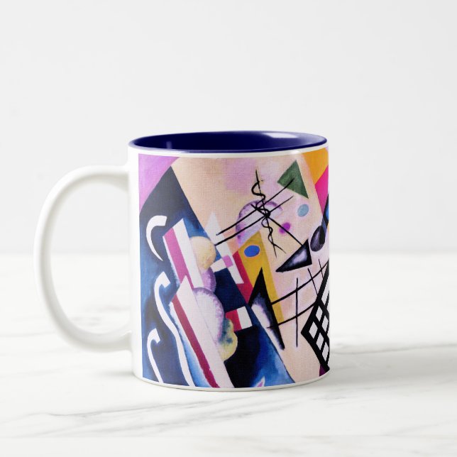 Caneca De Café Em Dois Tons Black Grid, 1922 - Kandinsky (Esquerda)