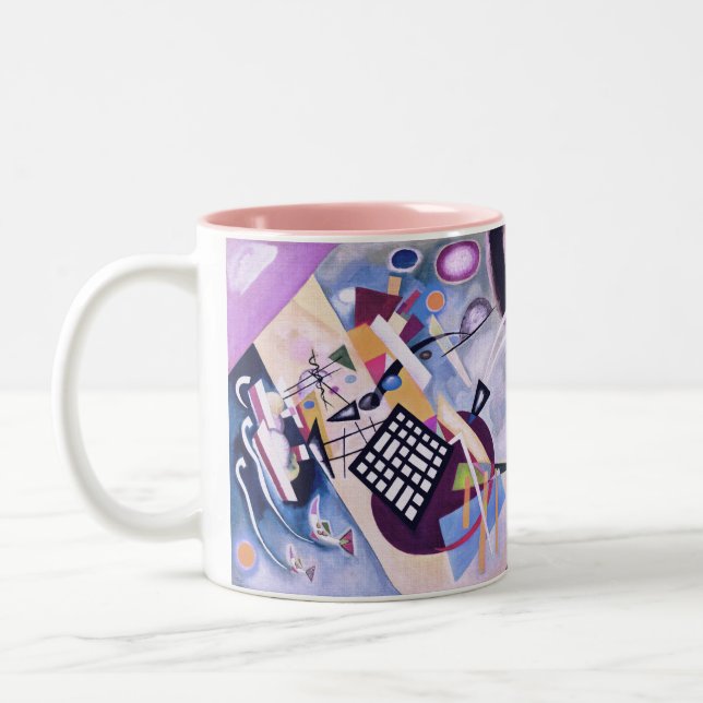 Caneca De Café Em Dois Tons Black Grid, 1922 - Kandinsky (Esquerda)