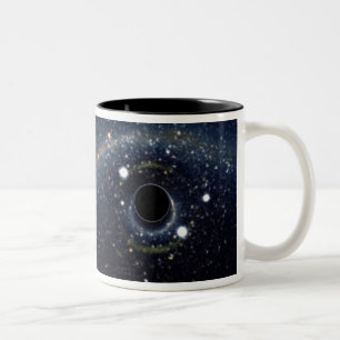 Caneca De Café Em Dois Tons Black Hole Einstein Ring NASA