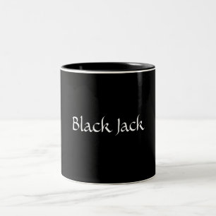 Caneca De Café Em Dois Tons Black Jack