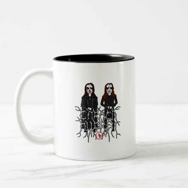 Caneca De Café Em Dois Tons Black Metal Holanda (Esquerda)