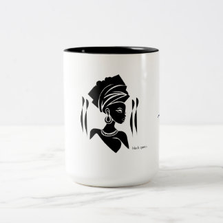 Caneca De Café Em Dois Tons Black Queen Lyn