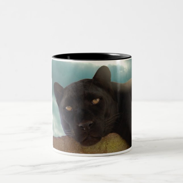 Caneca De Café Em Dois Tons blackpanther3 (Centro)