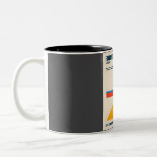 Caneca De Café Em Dois Tons Blackpool Pleasure Beach Retro Viagem Art