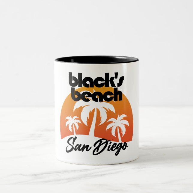 Caneca De Café Em Dois Tons Black's Beach, San Diego (Centro)