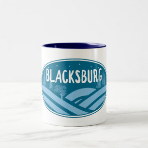 Caneca De Café Em Dois Tons Blacksburg Virginia Outdoor