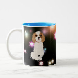Caneca De Café Em Dois Tons Blenheim Cavalier King Charles Spaniel